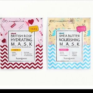HUANGJISOO British Rose & Shea Butter Masks
